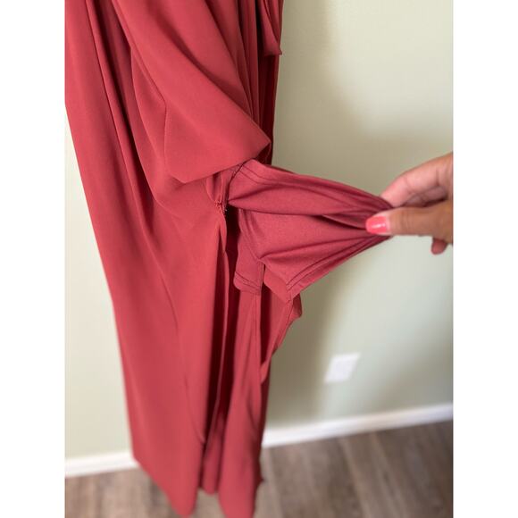 Baltic Born Hera Maxi Dress XS Berry Chiffon - Picture 7 of 12